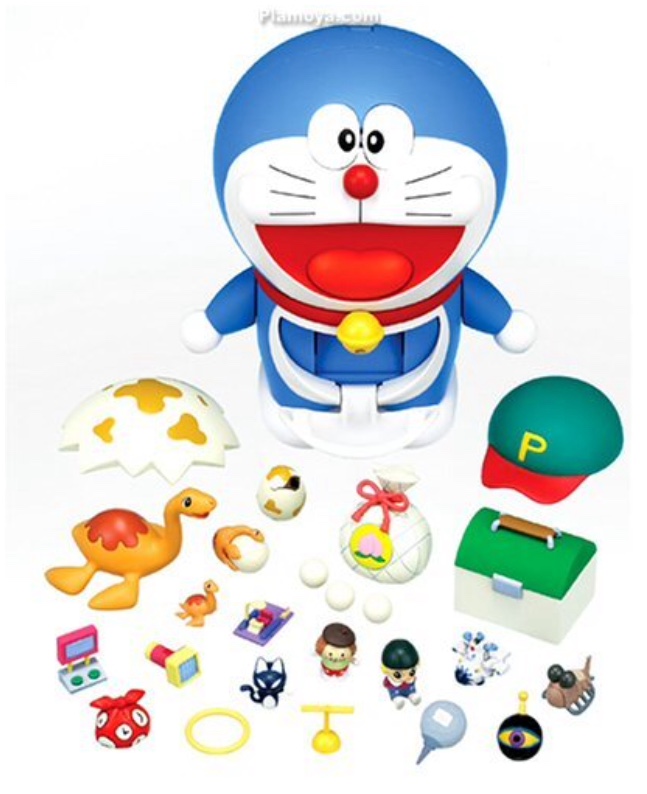 Chogokin Gacha Gacha Doraemon (2006 Movie Ver.) Nobita’s Dinosaur Set By Bandai