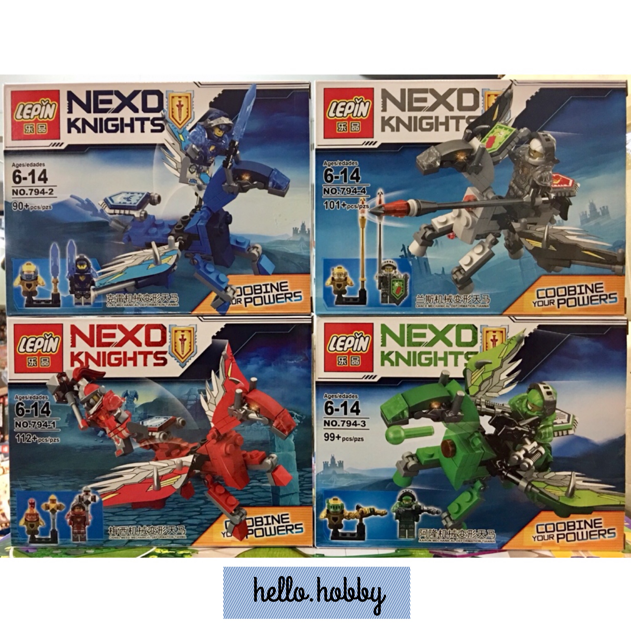 Lepin 794 1-4 Nexo Knights