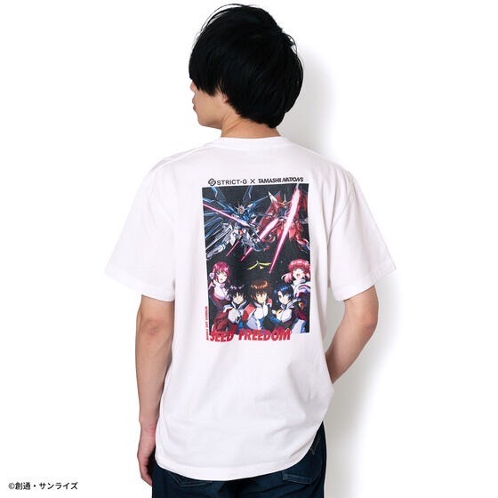 PRE-ORDER : STRICT-G×TAMASHII NATIONS “Mobile Suit Gundam SEED FREEDOM” Short Sleeve T-shirt