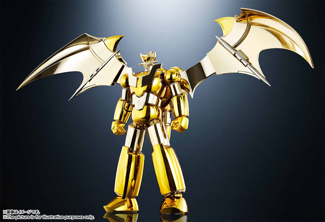 Super Robot Chogokin Shin Mazinger Z Gold Ver. Tamashii Nations 10th Anniversary World Tour Exclusive by Bandai