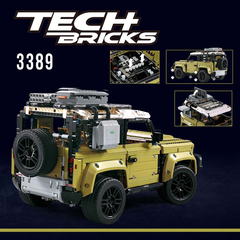 King 3389 Off-Road Car 2931pcs