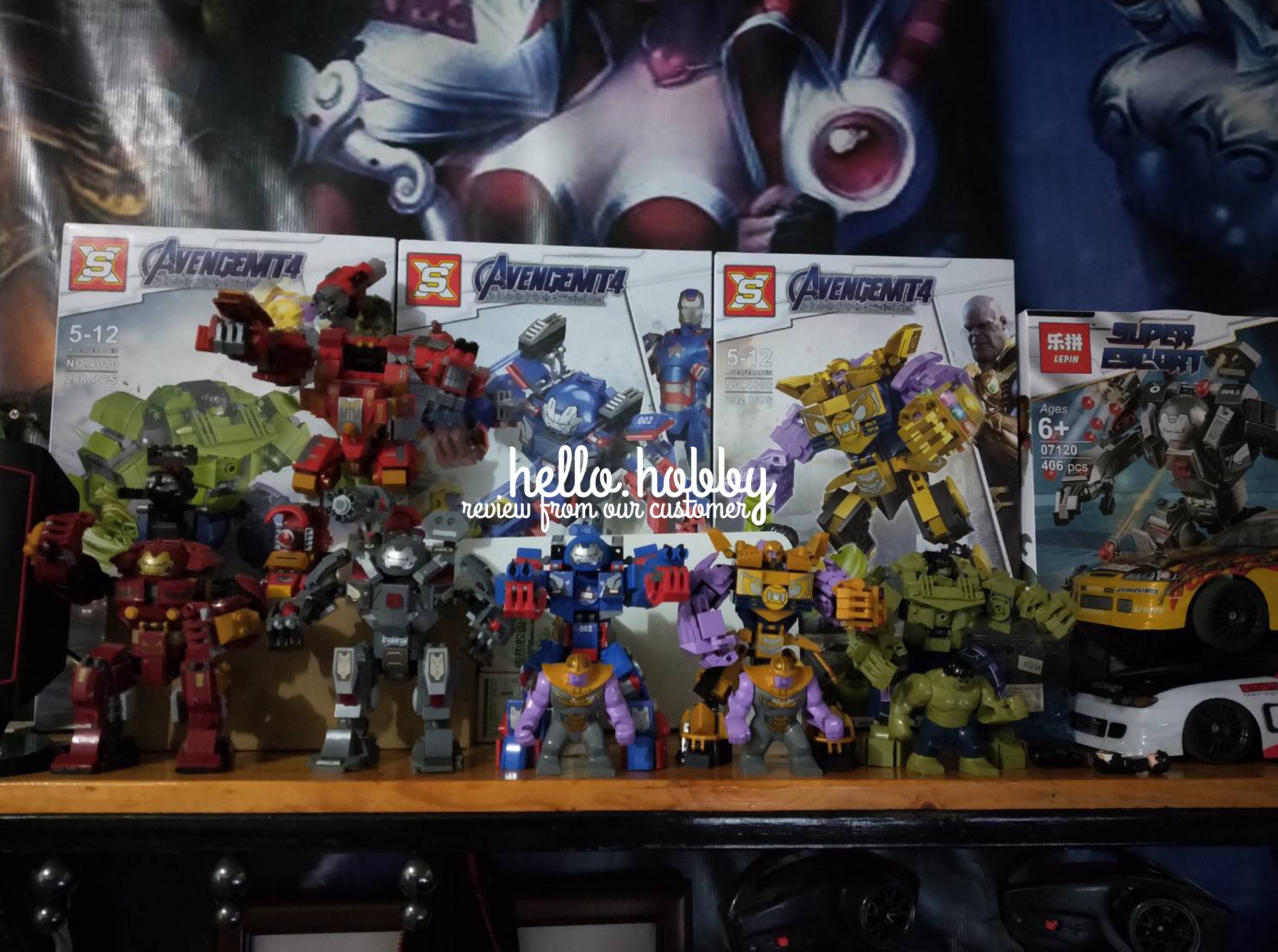 SX 4008-4011 Avengers (เลือกแปลงเป็นหุ่น/ยานได้)