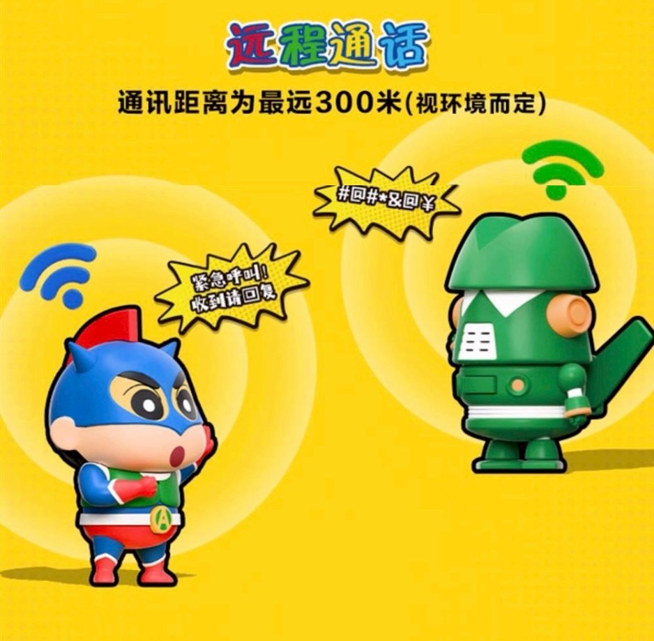 Crayon Shinchan Children's Walkie-Talkie Set by Zhuowu