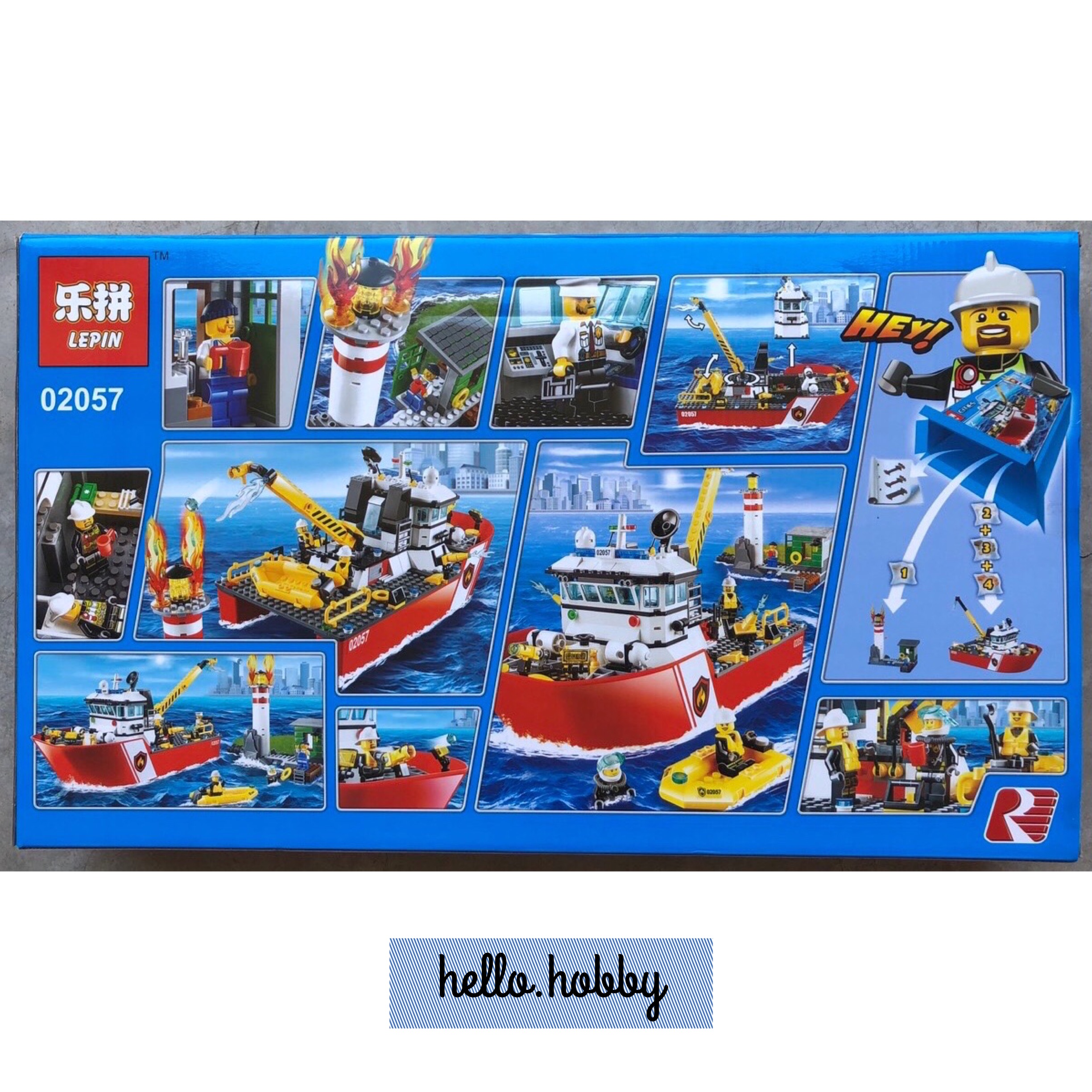 Lepin 02057 Fire Boat 461pcs
