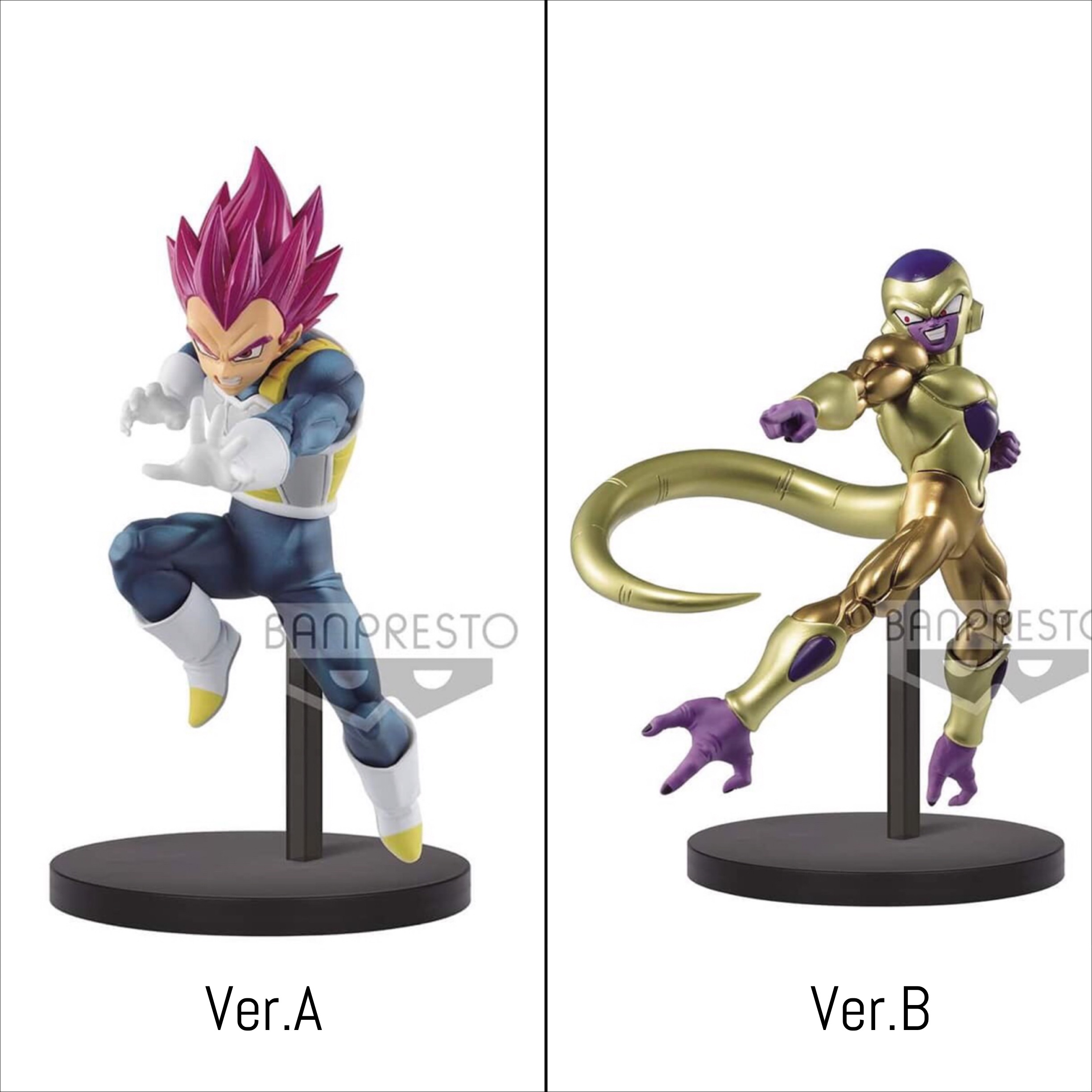 Pre-order : DRAGON BALL SUPER CHOSENSHIRETSUDENⅡVOL.3 (A:SUPER SAIYAN GOD VEGETA)/(B:GOLDEN FRIEZA)