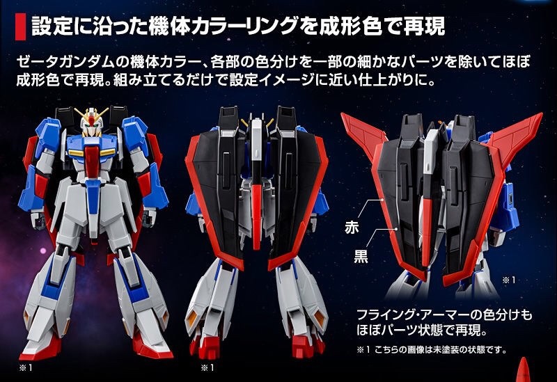 PRE-ORDER : HG 1/144 ZETA GUNDAM [U.C.0088] PLASTIC MODEL