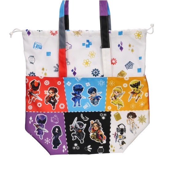 PRE-ORDER : Ohsama Sentai King-Ohger Deformed Drawstring Opening Tote Bag