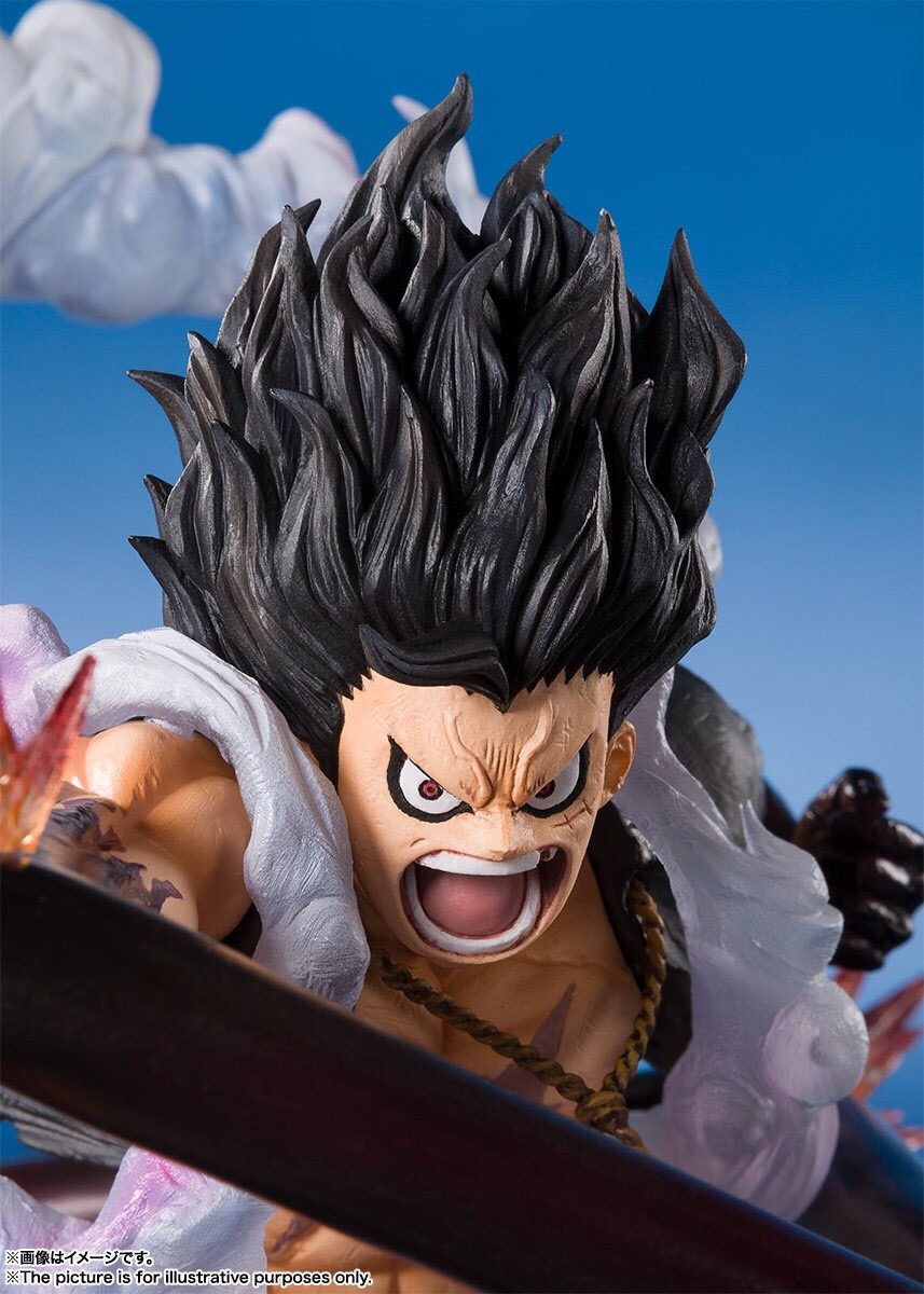 Pre-order : FIGUARTS ZERO ONE PIECE - MONKEY D. LUFFY GEAR 4 - SNAKEMAN KING COBRA - PVC FIGURE