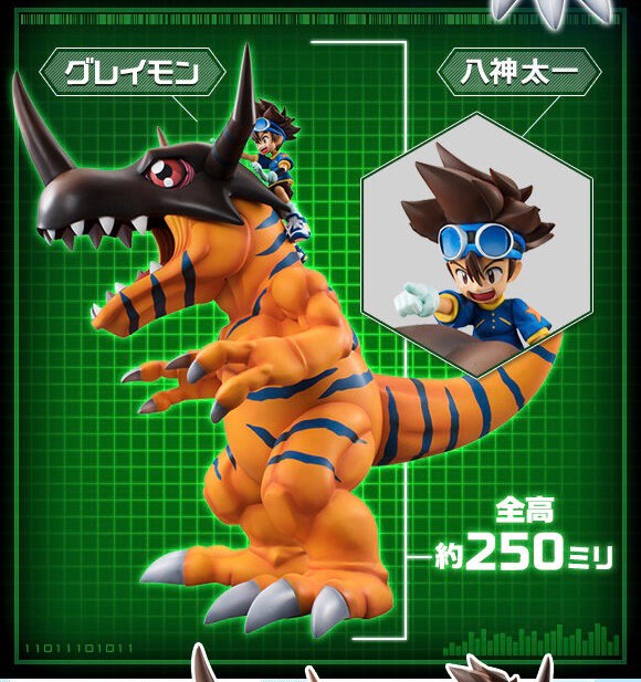 PRE-ORDER : G.E.M. Series Digimon Adventure (Greymon & Yagami Taichi) PVC Figure [Resale]