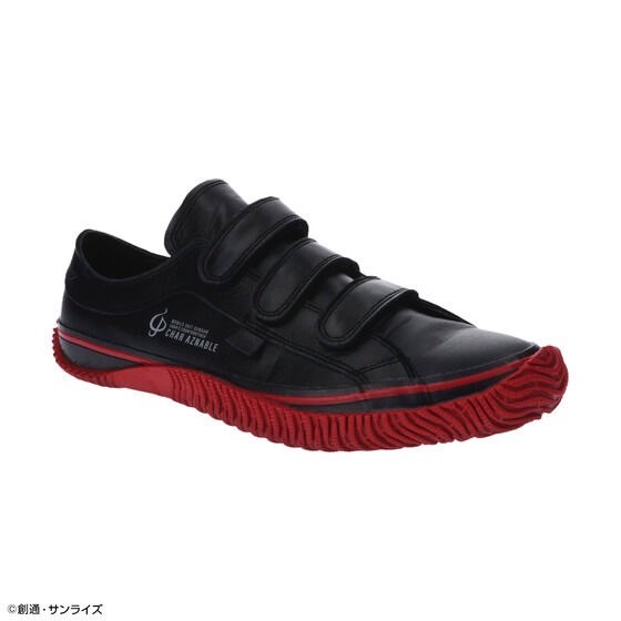 PRE-ORDER : STRICT-G SPINGLE "Mobile Suit Gundam: Char's Counterattack" Leather Velcro Sneakers