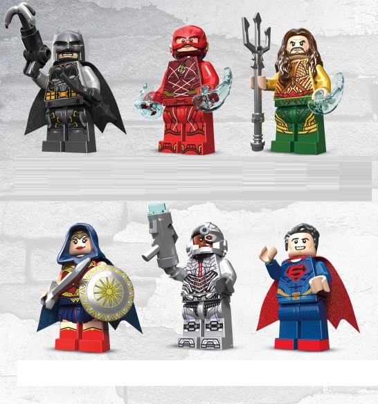 Decool 0282-0287 Miniman Justice League