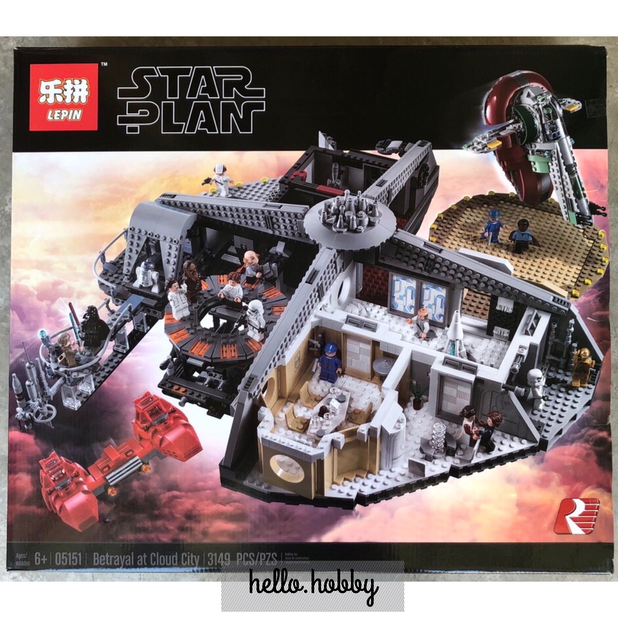 Lepin 05151 Star Wars Betrayal at Cloud City 3149pcs