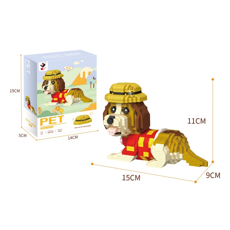 XX WL 9147- 9150 Pet Dog 1000+pcs