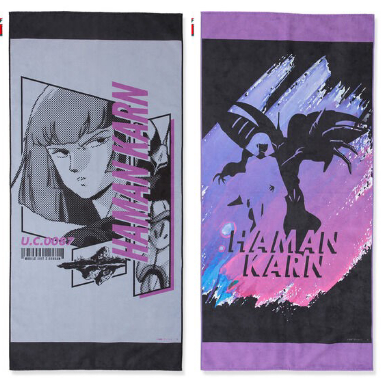 PRE-ORDER : Mobile Suit Z Gundam Haman Karn Series Bath Towel