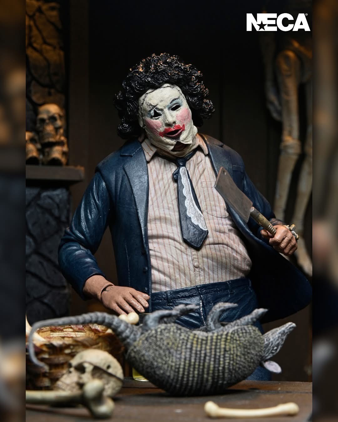 Pre-order : Texas Chainsaw Massacre 50th Anniversary Ultimate Leatherface with Pretty Woman Mask 7” Scale Action Figure by NECA