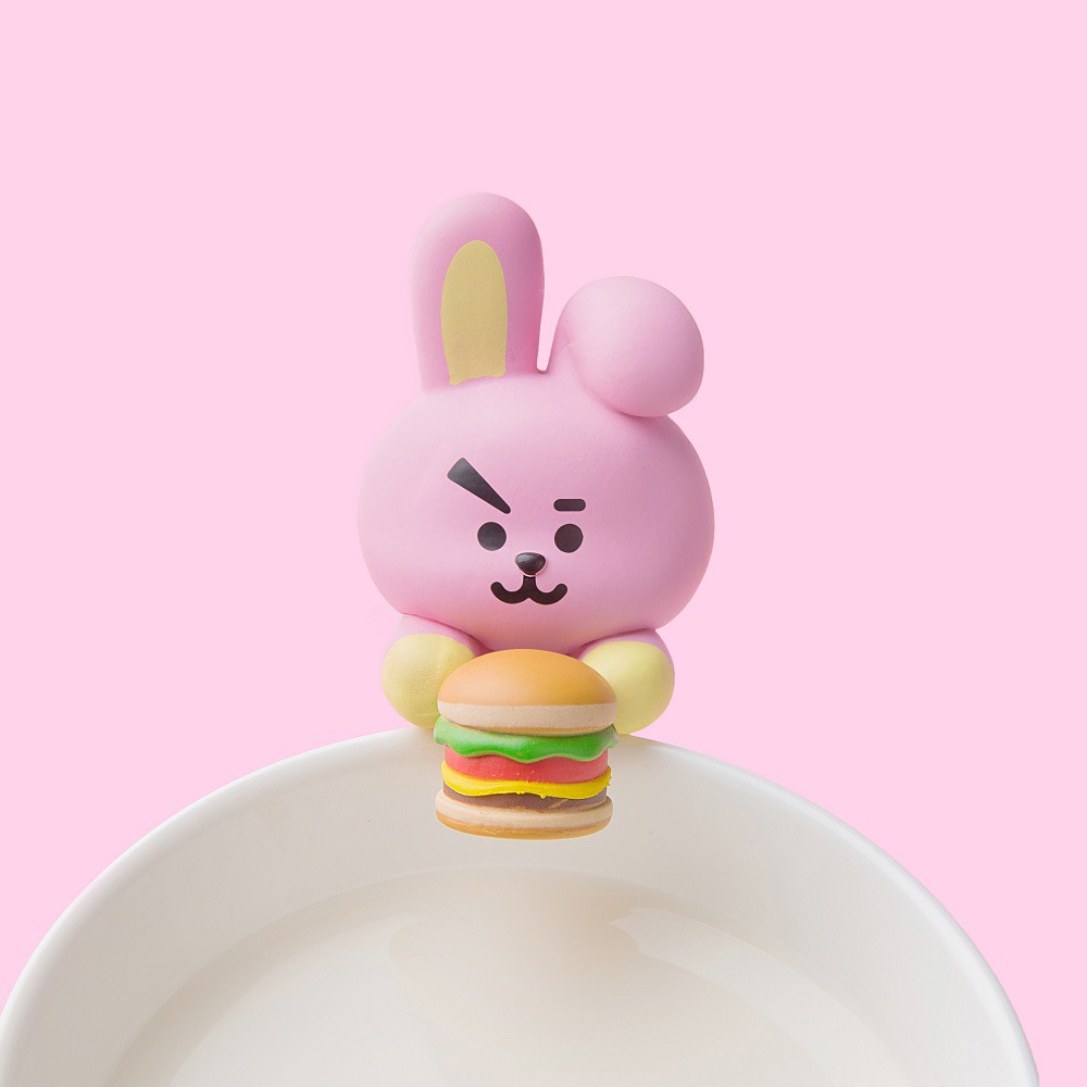 ฟิกเกอร์ เกาะแก้ว BT21 Cup Rim BITE Series by Line Friends (Cooky, RJ,Tata,Mang)
