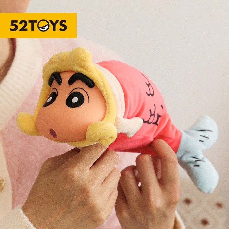 ตุ๊กตาชินจังดุ๊กดิ๊ก - Crayon Shinchan - Floppy Fish Plush Series by 52Toys