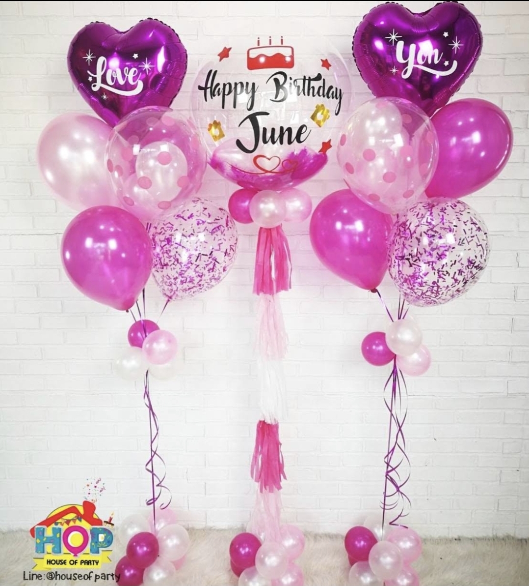 Set Full of Heart (Valentine) ลูกโป่งกลาง 24"