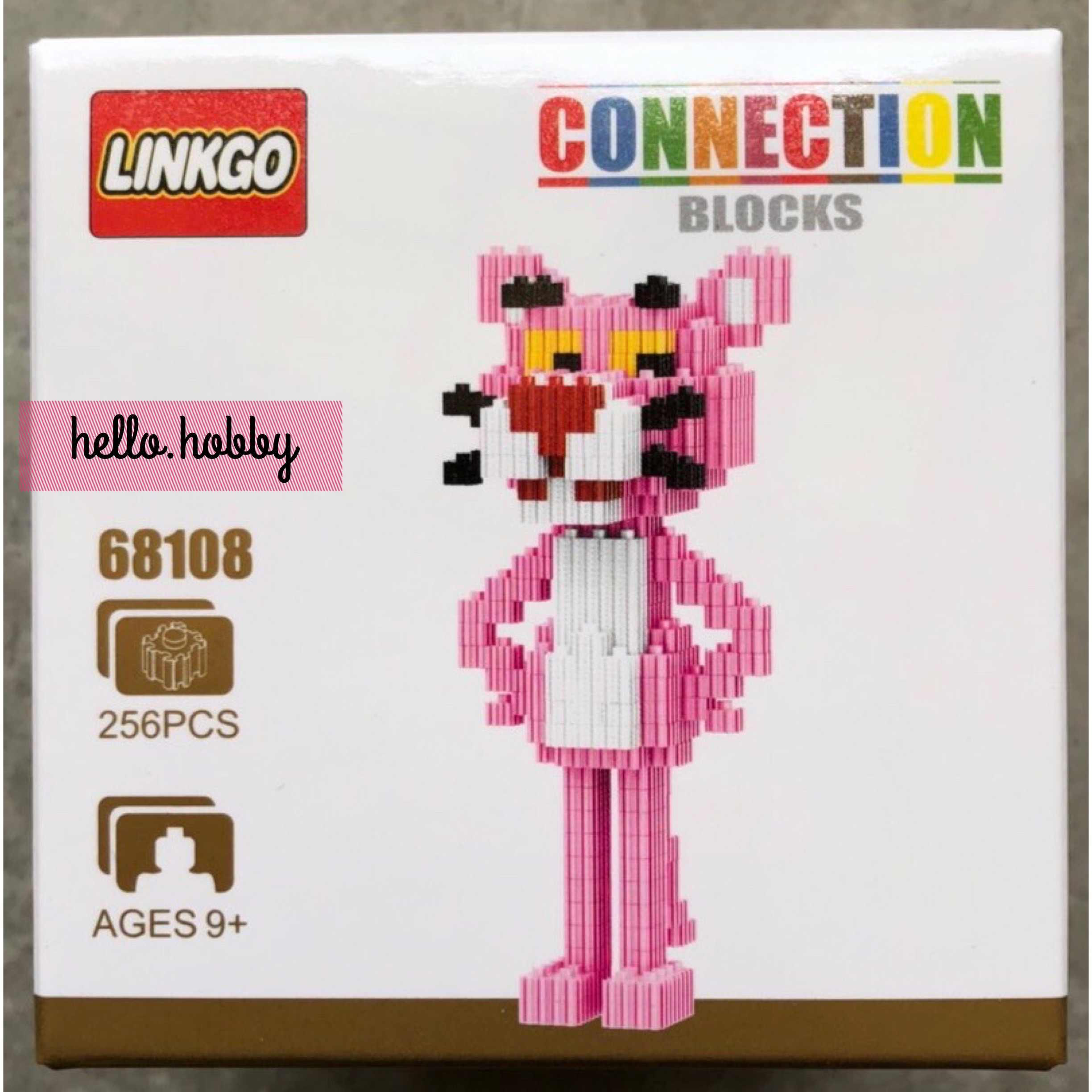 Linkgo 68108 Pink Panther 256pcs (แบบเฟือง)