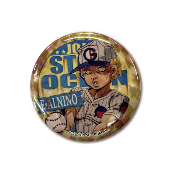 PRE-ORDER : JoJo's Bizarre Adventure: Stone Ocean Retro Signboard Can Badge Part2