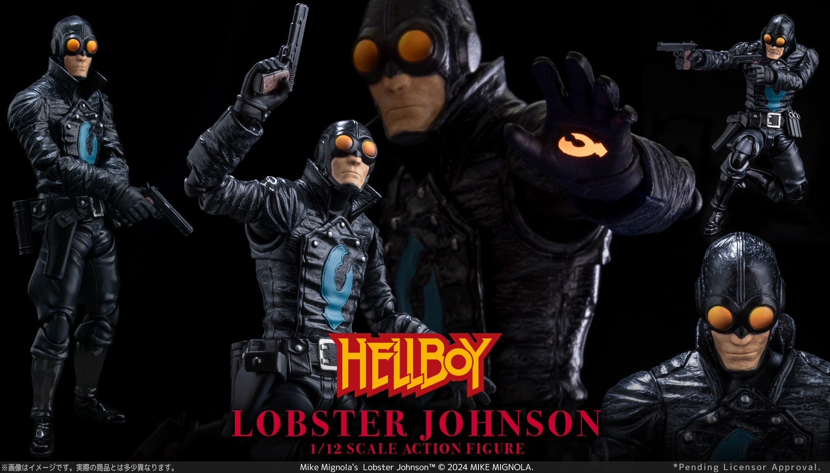 Pre-order : 1/12 Scale Hellboy Lobster Johnson Action Figure by 1000Toys