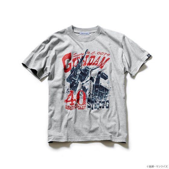 PRE-ORDER : "Mobile Suit Gundam" 40th Anniversary T-Shirt Gundam Pattern