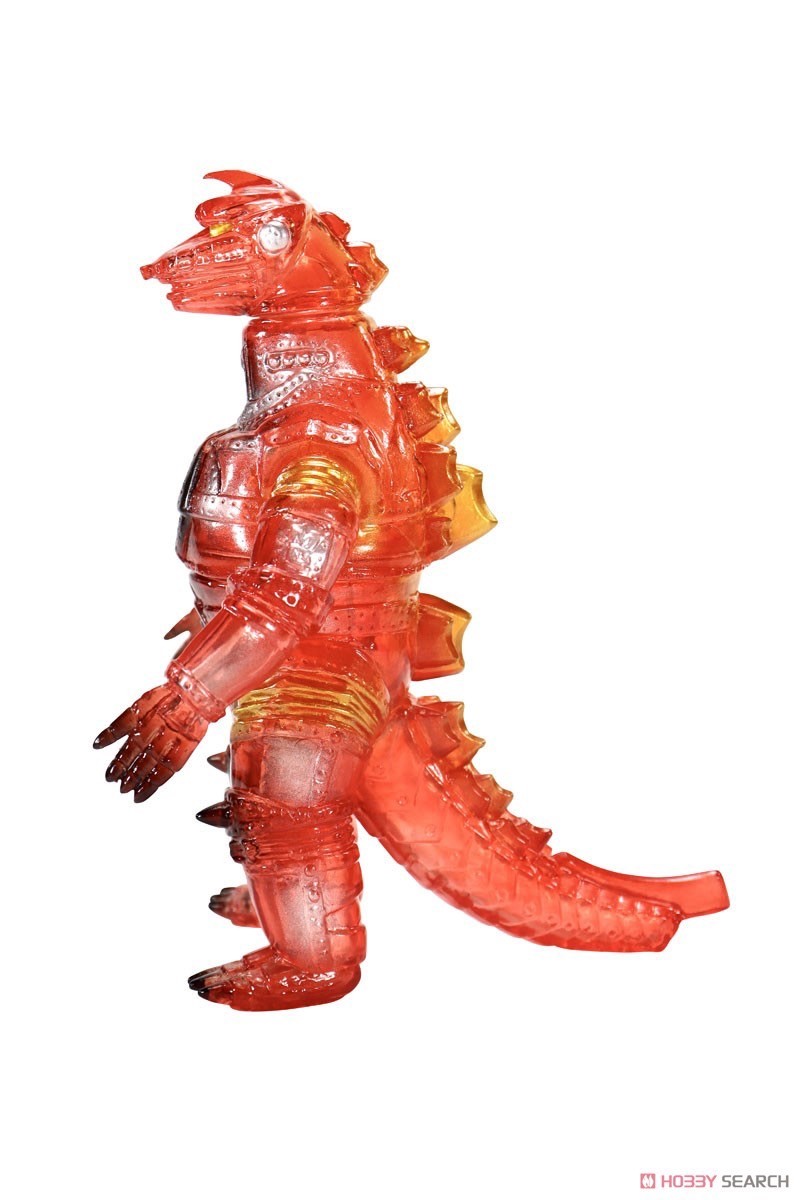 Godzilla - CCP Middle Size Series Godzilla EX Vol.4 Mechagodzilla (1974) Clear Red Ver. Soft Vinyl (Lot JP) by CCP