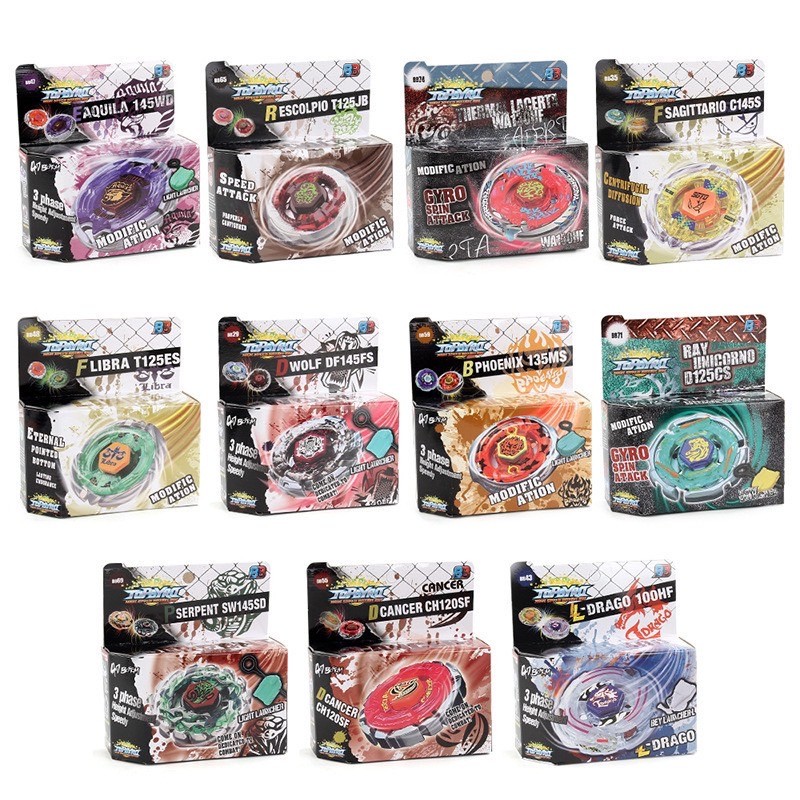 ลูกข่างเบย์เบลด Beyblade TopGyro มาพร้อมตัวชูทและสายดึง