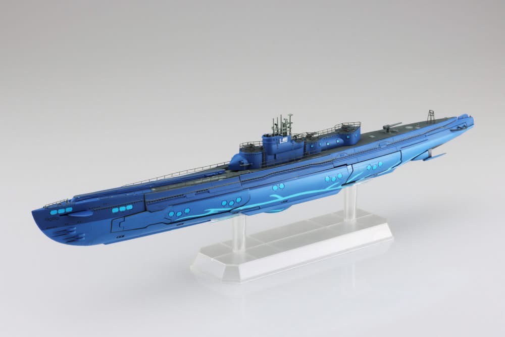 Pre-order : Arpeggio of Blue Steel -Ars Nova- 1/350 Submarine Bluesteel I-401 Plastic Model Kit by Aoshima