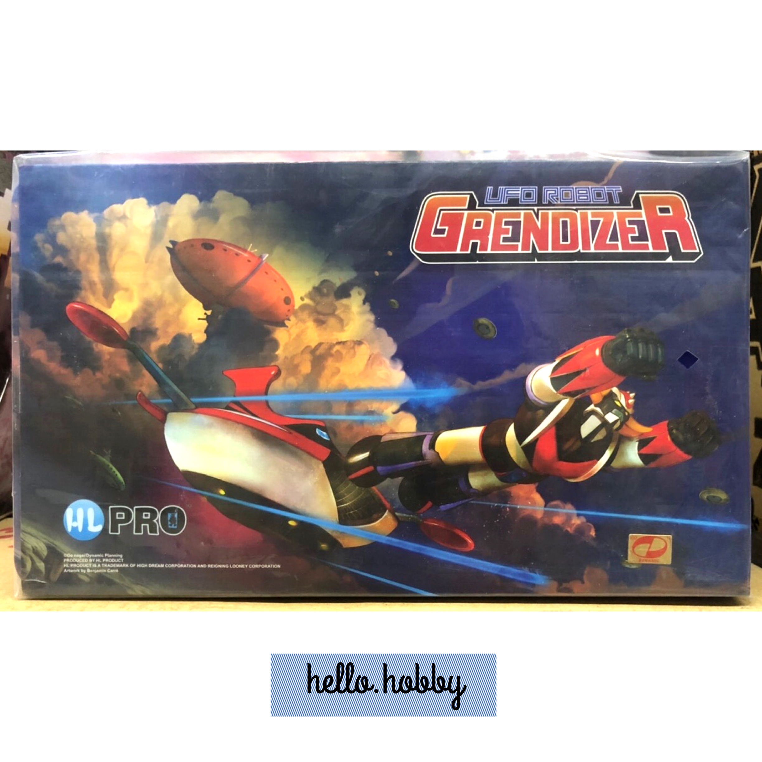 DIE CAST SPACER WITH EJECTABLE GRENDIZER - TIN BOX EDITION by HL Pro (Action Toys)