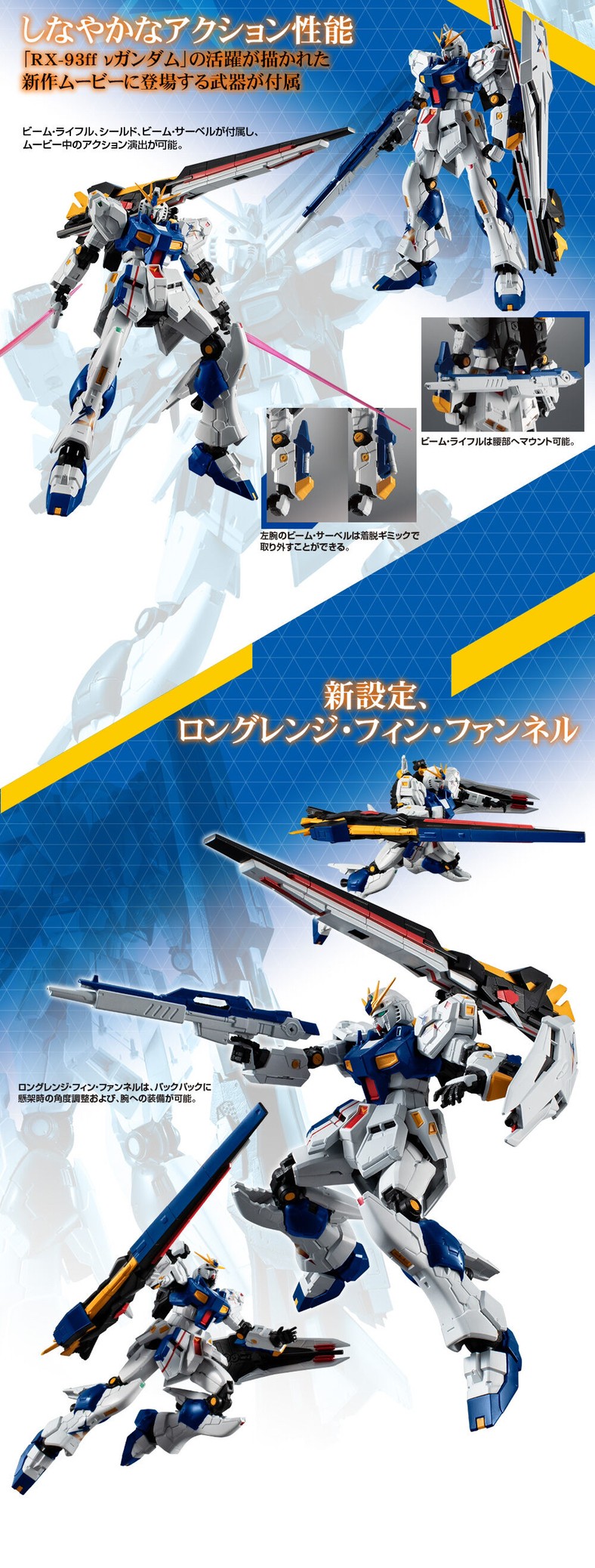 PRE-ORDER : ROBOT Spirits <SIDE MS> RX-93ff ν Gundam