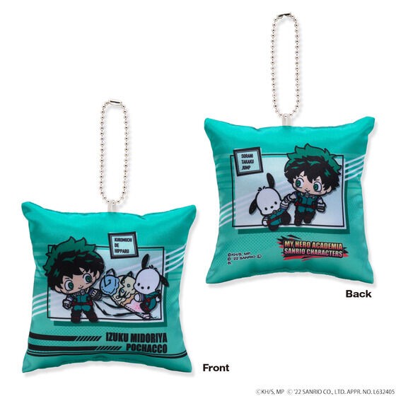 PRE-ORDER : My Hero Academia x Sanrio Characters Mini Cushion Charm (15 random types)