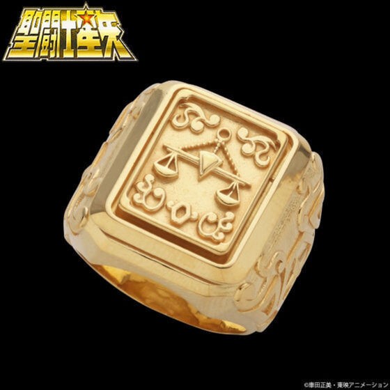 PRE-ORDER : Saint Seiya Gold Cloth Box Design Silver925 Ring