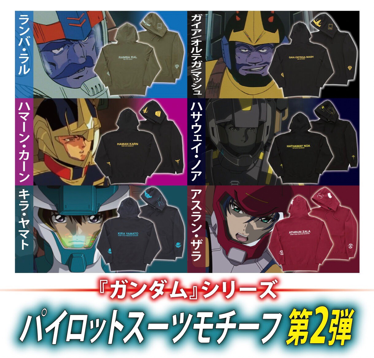 PRE-ORDER : Gundam Series Pilot Suit Motif Hoodie 2nd