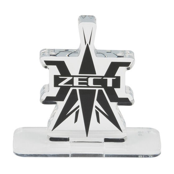 PRE-ORDER : Acrylic Logo Display EX Kamen Rider Kabuto : ZECT (with DX Kabuto Zector Raise Buckle)