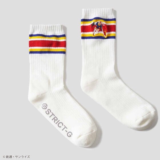 PRE-ORDER : STRICT-G graniph "Mobile Suit Gundam" Mid Socks