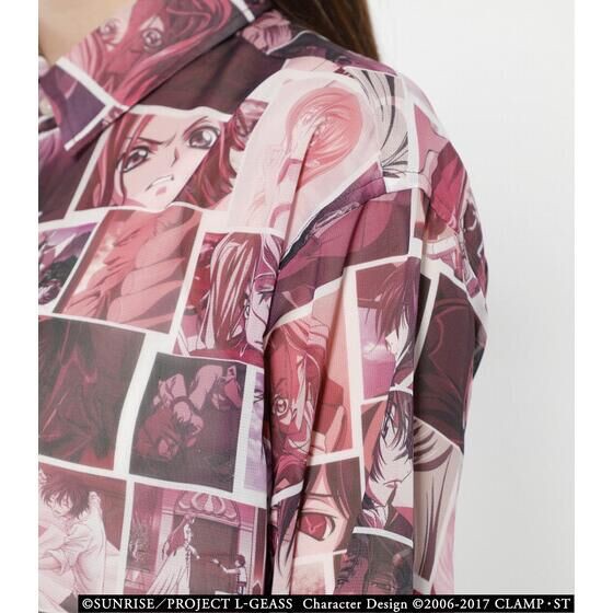 PRE-ORDER : Code Geass R4G Total Pattern Shirt (CODE GEASS SCENE PHOTO SHIRT)