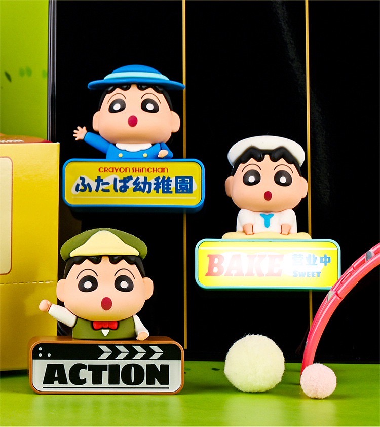 แม่เหล็กติดตู้เย็น มีไฟ ได้ 1ตัว Crayon Shinchan Experience Series Night Light Fridge Magnet by Maihe