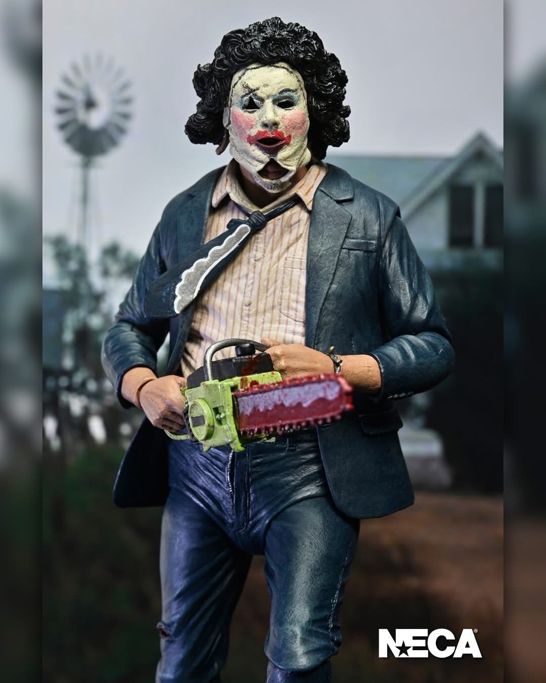 Pre-order : Texas Chainsaw Massacre 50th Anniversary Ultimate Leatherface with Pretty Woman Mask 7” Scale Action Figure by NECA