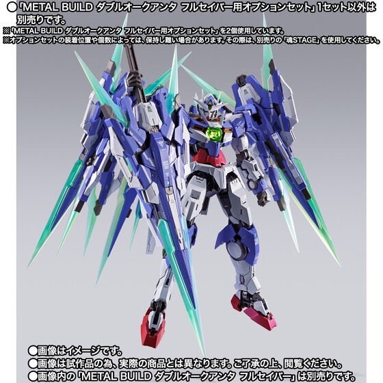 PRE-ORDER : METAL BUILD Gundam 00 QAN[T] Full Saber OPTION SET