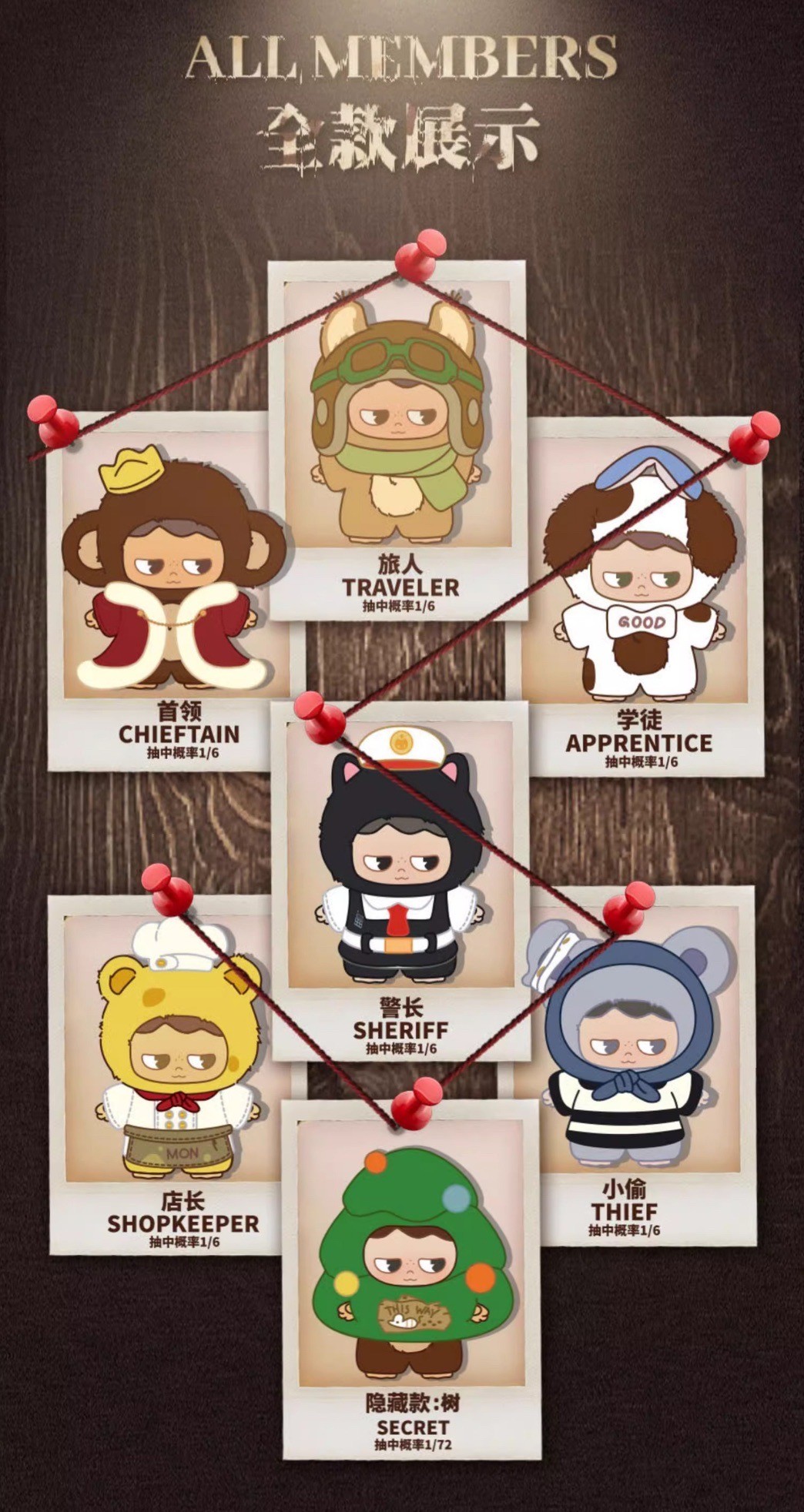 ตุ๊กตาพวงกุญแจ Monboo Forest Town Plush Toy Series by Toycity