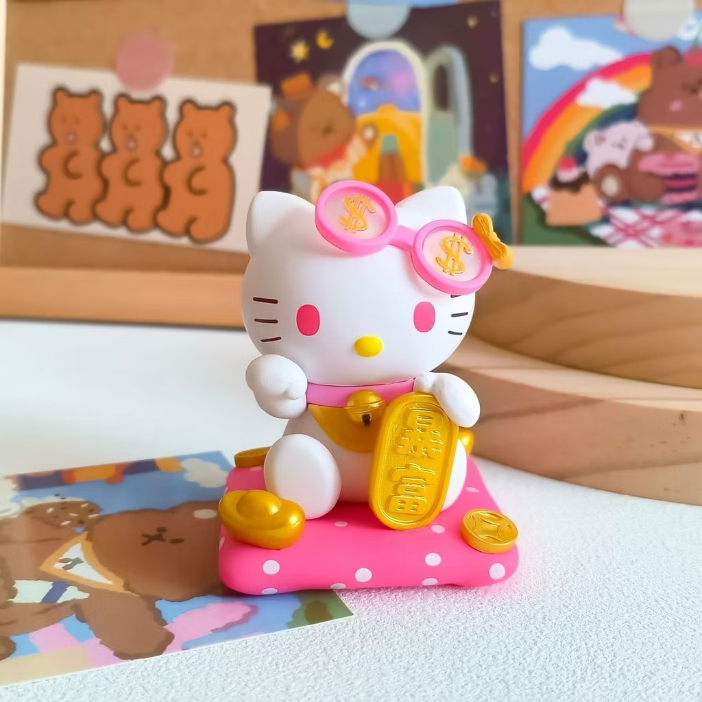 โมเดลคิตตี้กวัก Sanrio - Hello Kitty Lucky and Rich Series (Set of 6)