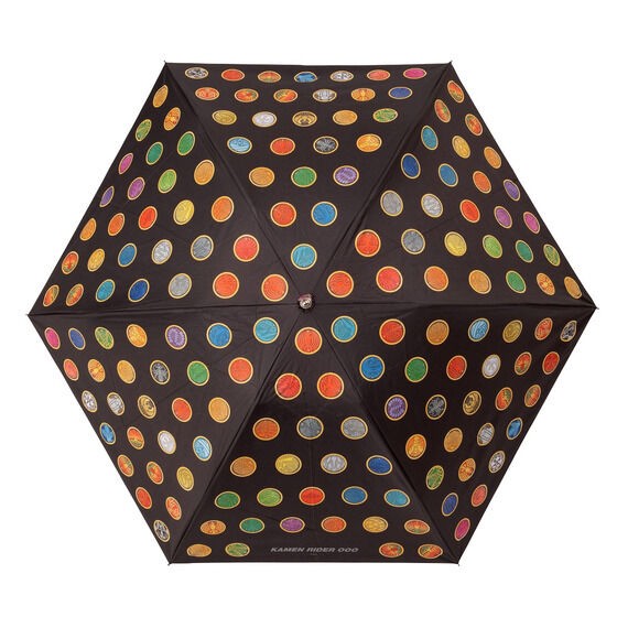 PRE-ORDER : Kamen Rider Folding Umbrella For Both Sunny And Rainy Days Core Medal Pattern
