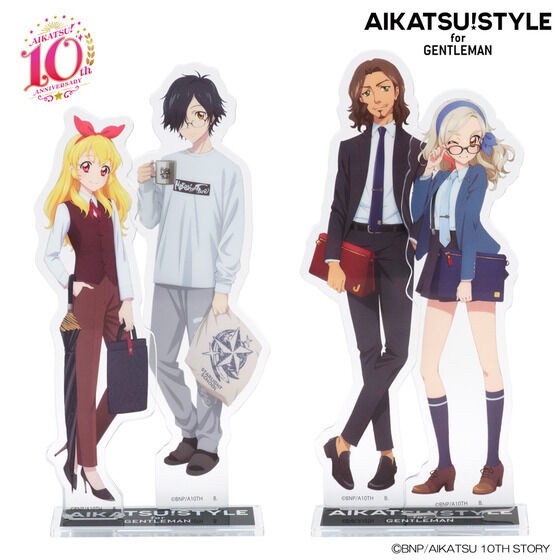 PRE-ORDER : Aikatsu! Style for Gentleman Newly Drawn Acrylic Stand
