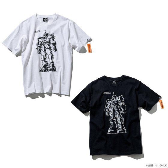 PRE-ORDER : STRICT-G NEW YARK T-shirt MS Collage Char’s Zaku II Pattern