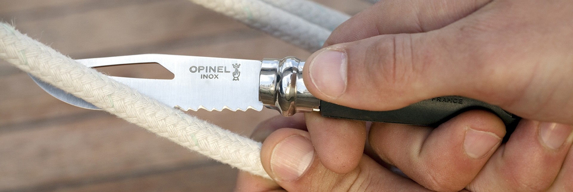 มีด Opinel No.08 OUTDOOR Grey (001579)