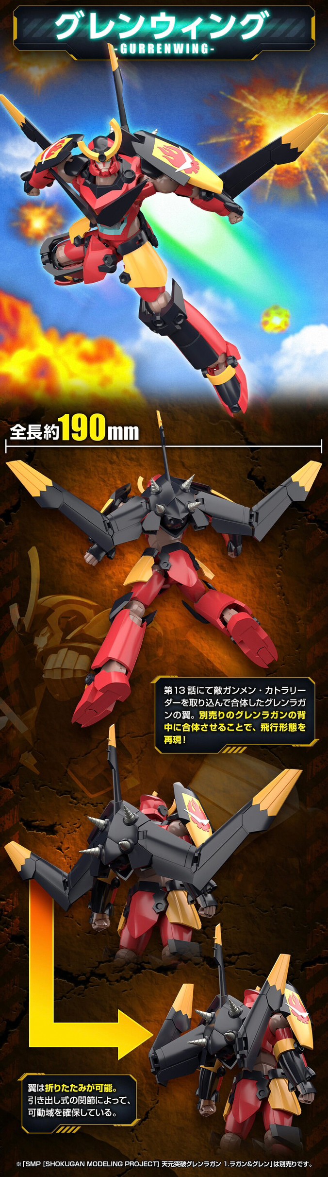PRE-ORDER : SMP [SHOKUGAN MODELING PROJECT] Tengen Toppa Gurren Lagann Set