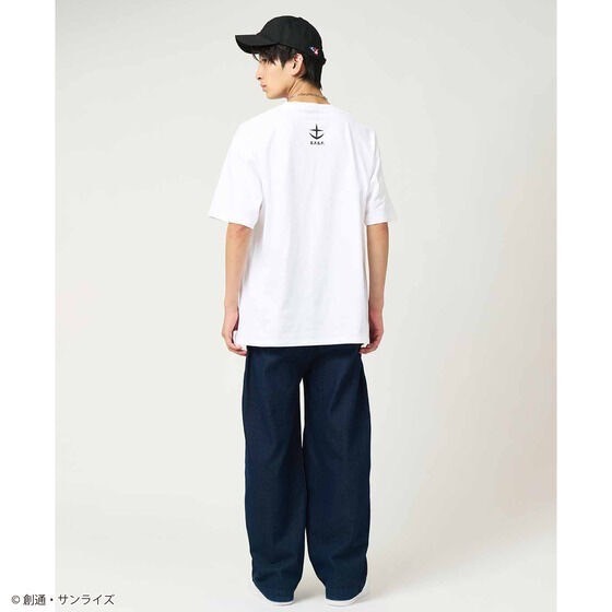 PRE-ORDER : STRICT-G graniph "Mobile Suit Gundam" Short Sleeve Embroidered T-Shirt RX-78-2 Gundam (Beam Saber Big Silhouette T-Shirt)