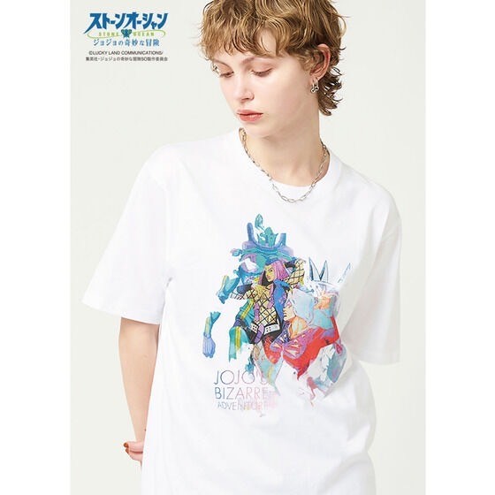 PRE-ORDER : "JoJo's Bizarre Adventure Stone Ocean" Graniph T-shirt