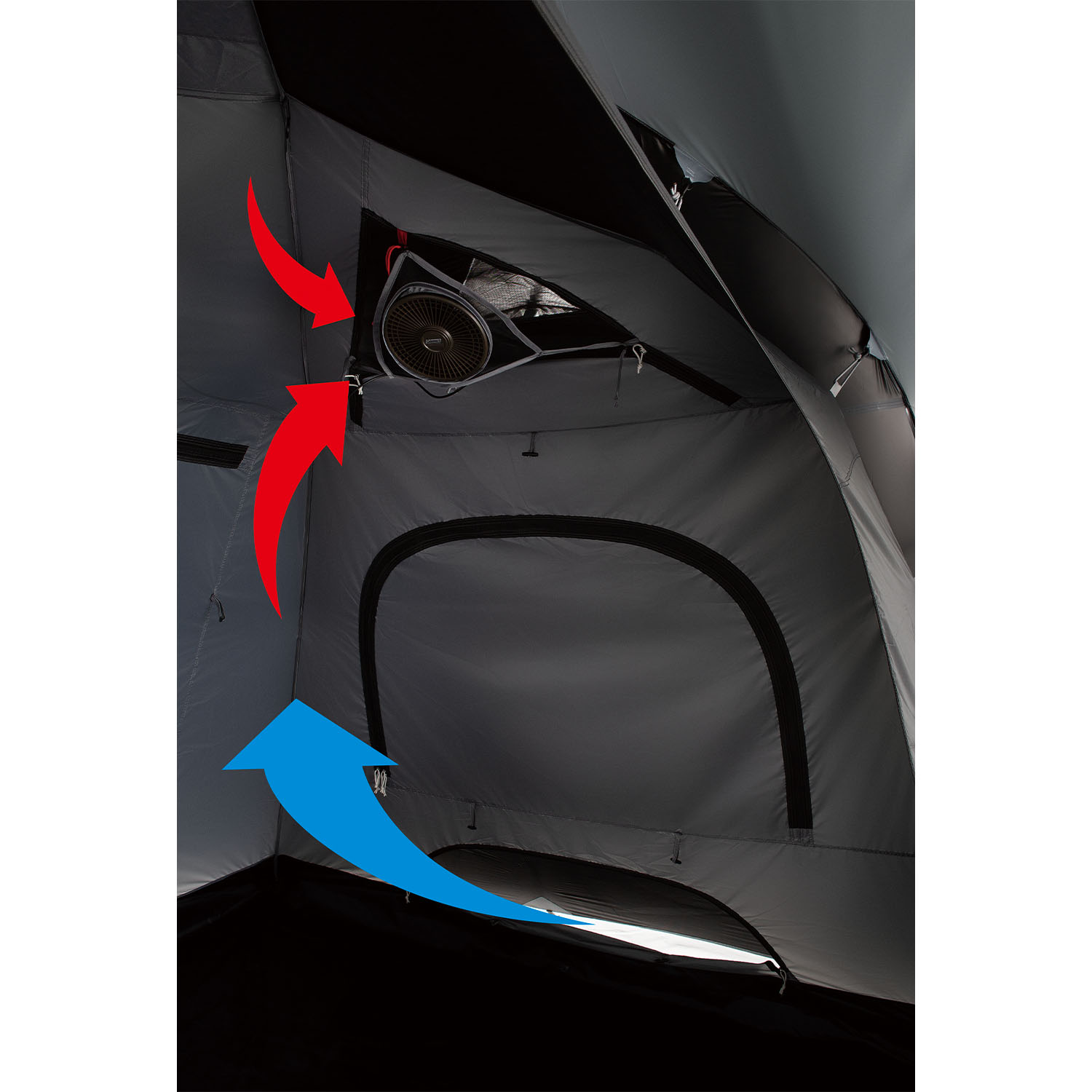 ชุดเต็นท์และพัดลม Coleman Tough screen 2 room air / LDX + (New 2022)